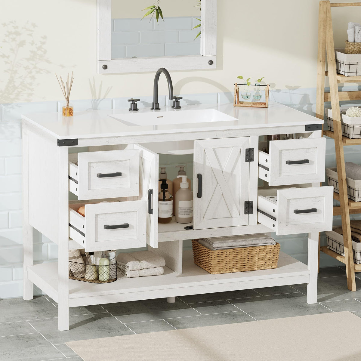 Calverton Antique White 48”