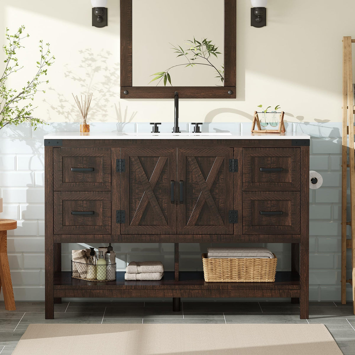 Calverton Rustic Brown 48”
