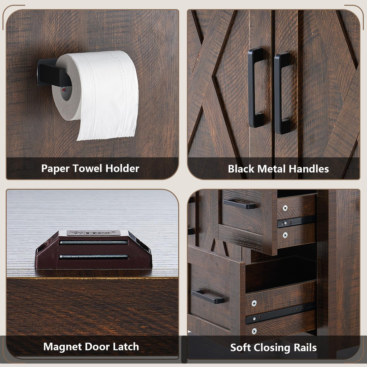Calverton Rustic Brown 48”