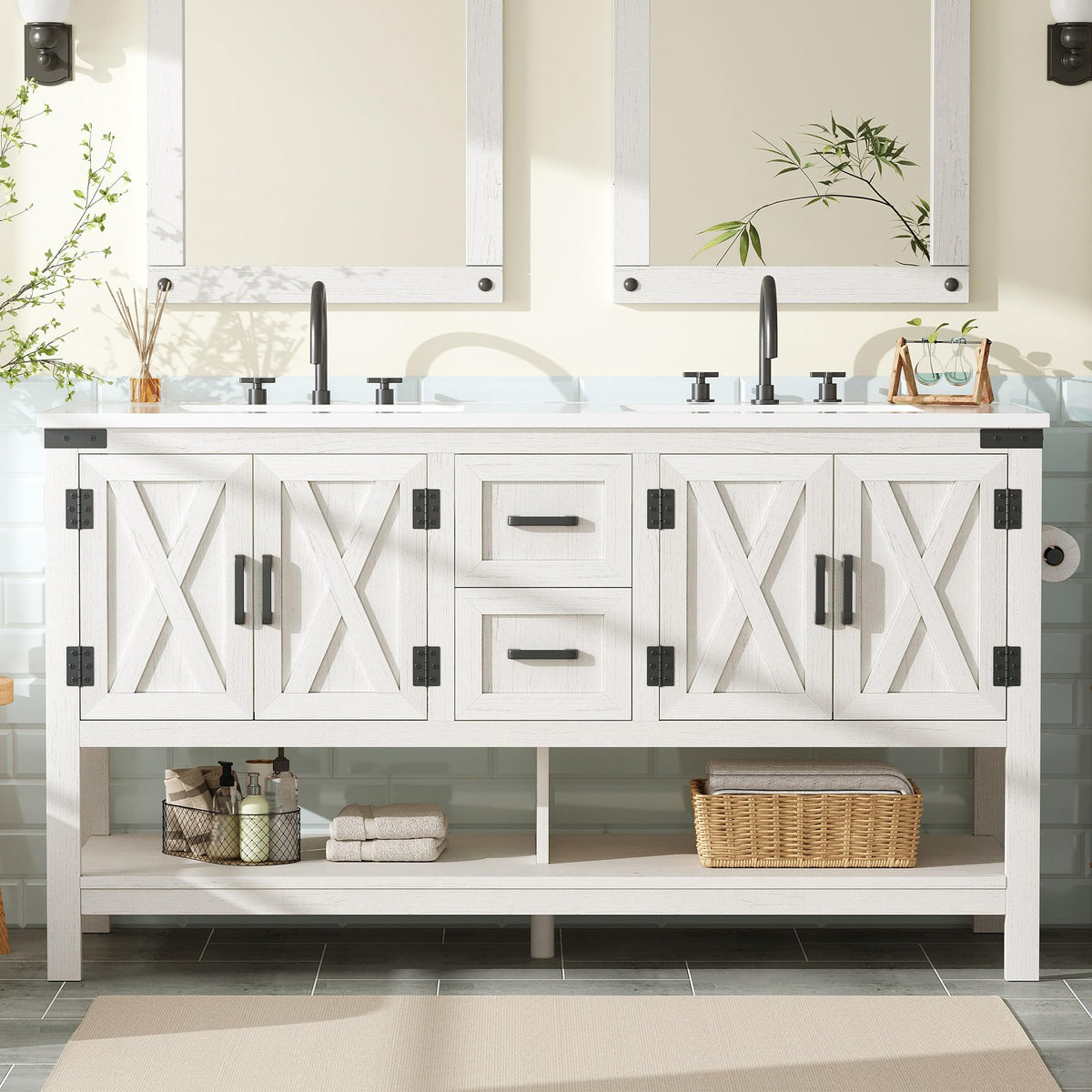 Calverton Antique White 60”