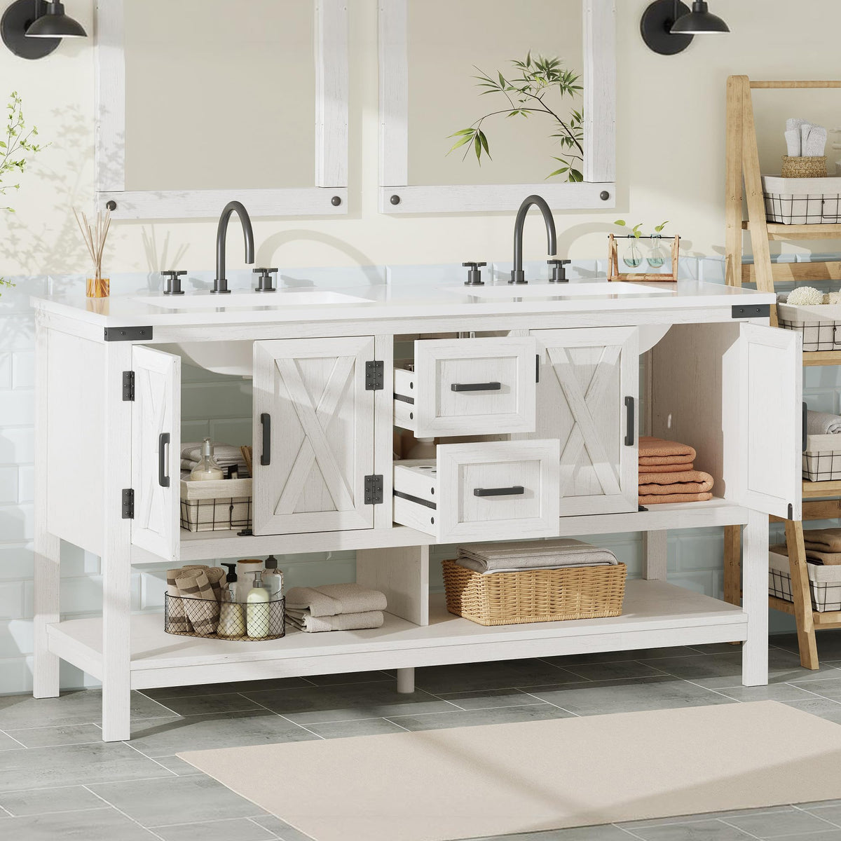 Calverton Antique White 60”