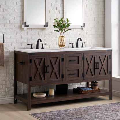 Calverton  Rustic Brown 60”