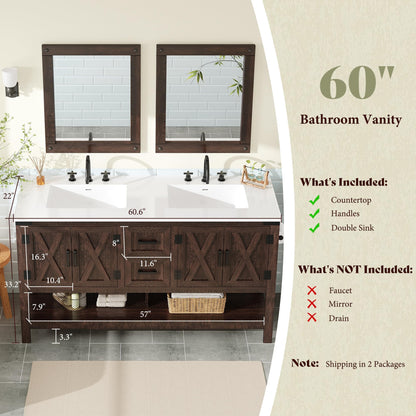 Calverton  Rustic Brown 60”