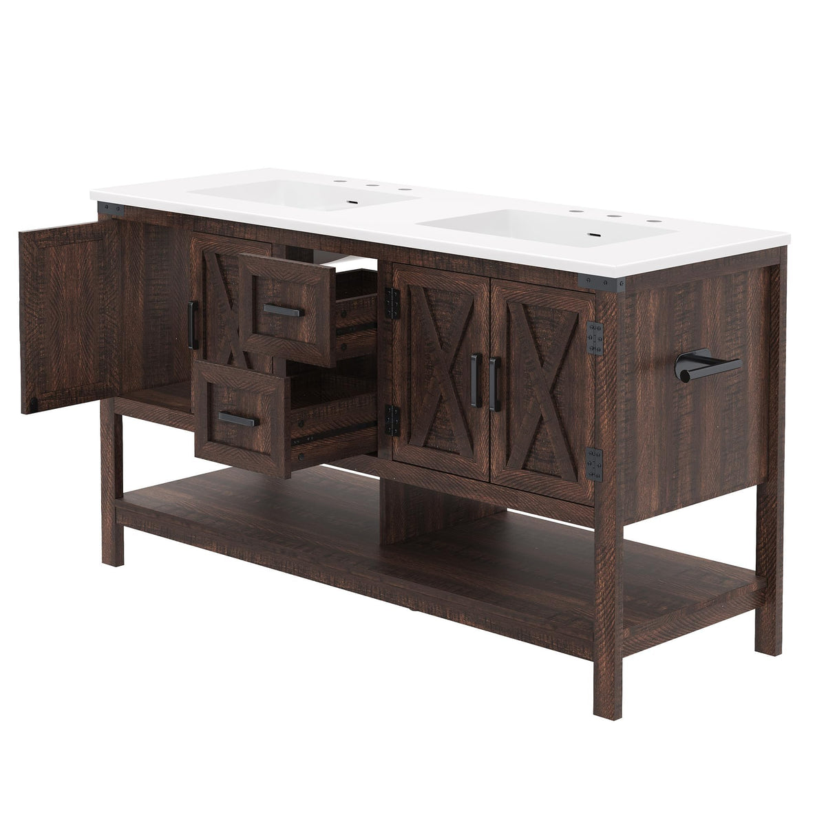 Calverton  Rustic Brown 60”