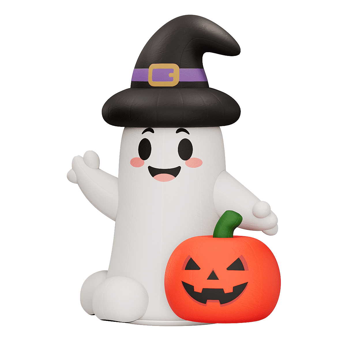 Giant Halloween Inflatable Ghost & Pumpkin-Ghost & Pumpkin Combo-19.7 FT