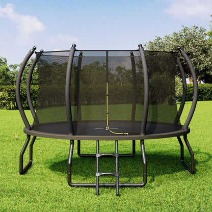 Bounce Outdoor Trampoline Amerlife Black