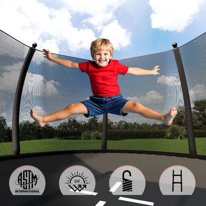 Bounce Outdoor Trampoline Amerlife Orange