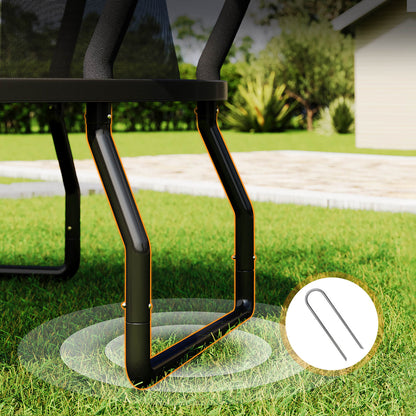 Bounce Outdoor Trampoline Amerlife Orange