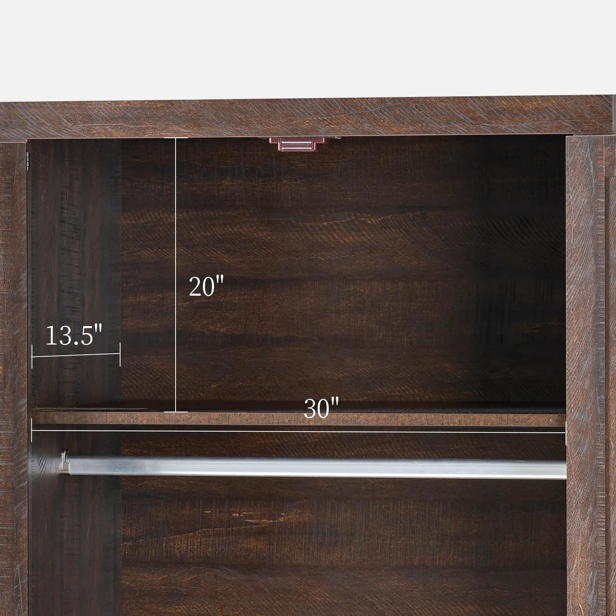 CNS060 Emerson Wardrobe Closet Espresso