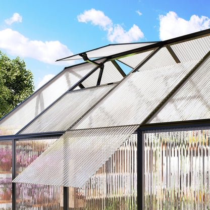 Verda Polycarbonate Greenhouse - 7.7x9.2x7.0 FT