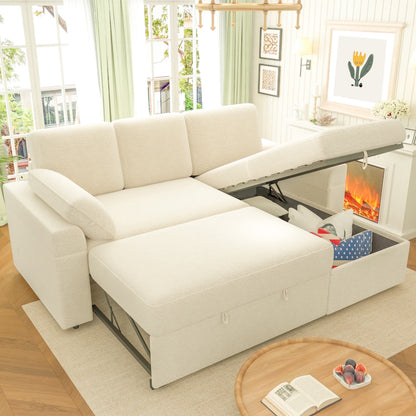 Flush Sectional Sofa Amerlife Beige