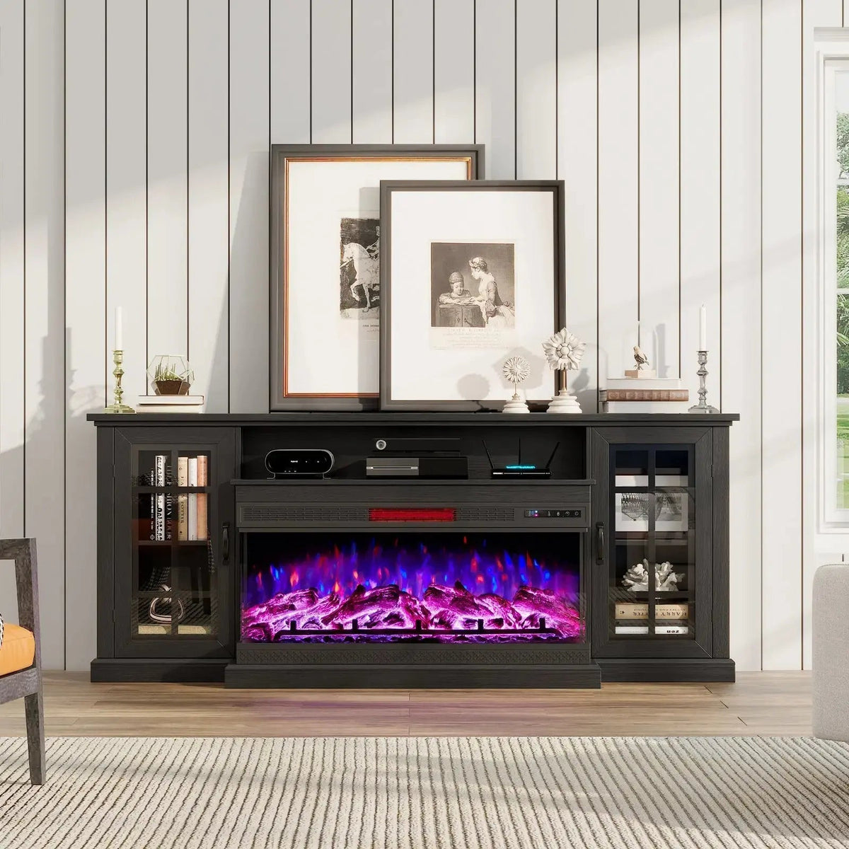 Panoply 75" Fireplace TV Stand
