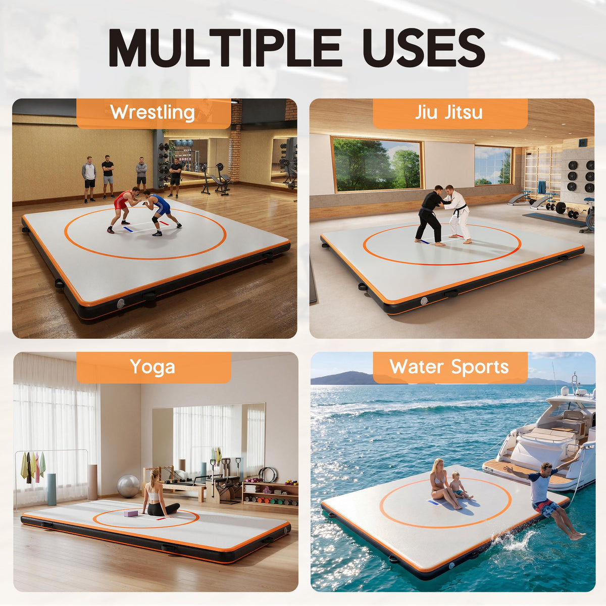 Waterproof Inflatable Wrestling Mat-10x10 FT
