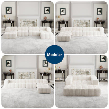 Bluff Modular Sectional Sofa - Cream