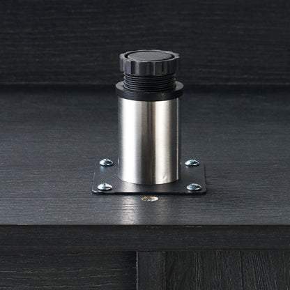 Buck 66" Farmhouse TV Stand - Dark Gray