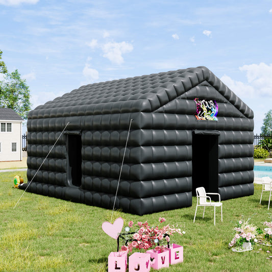 PartyMax Inflatable Night Club Tent-20*16*14 FT-Black