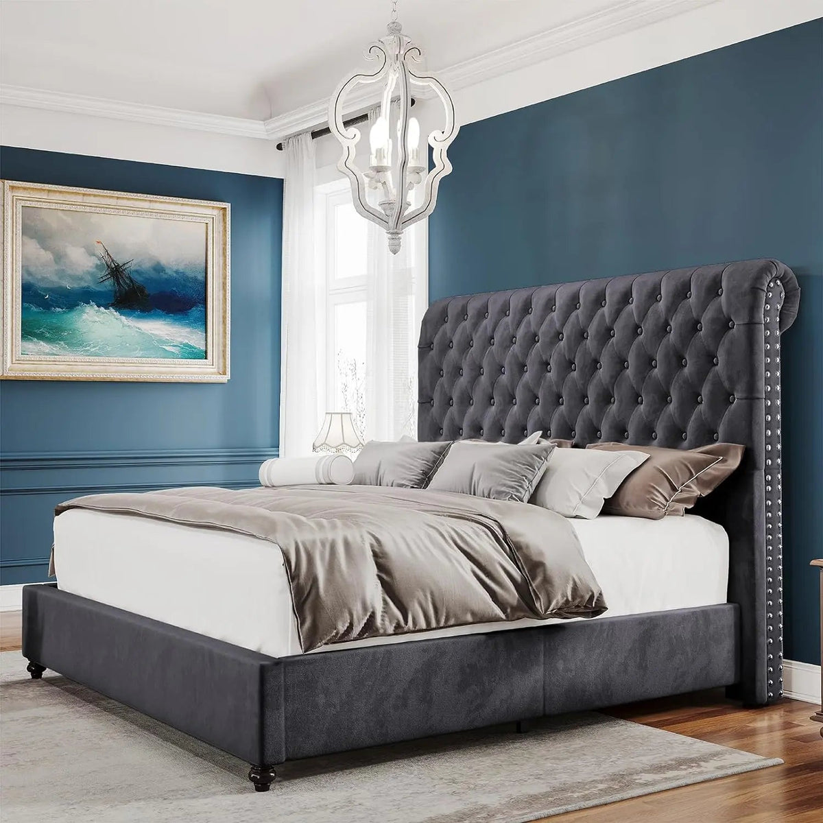 Allegra King Bed Frame - Amerlife