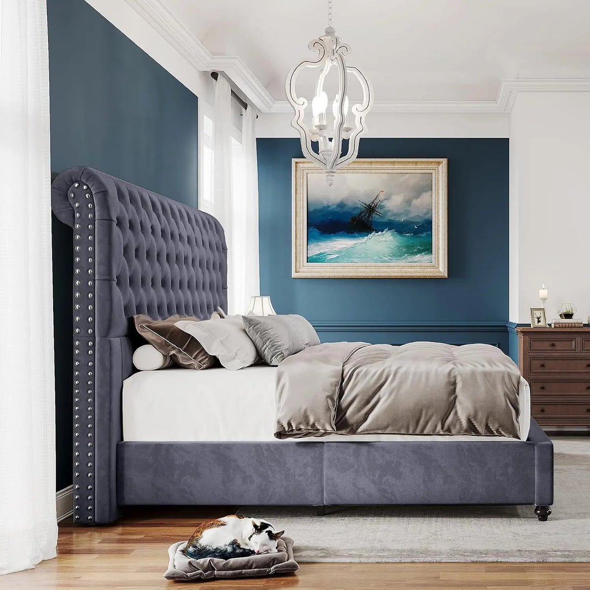 Allegra King Bed Frame - Amerlife