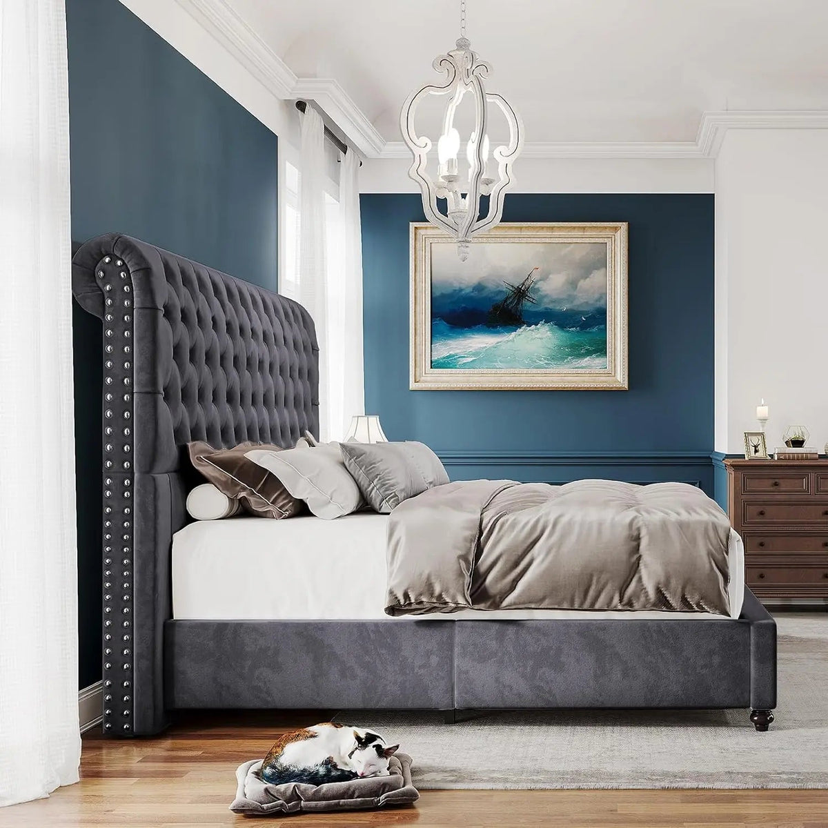 Allegra Queen Bed Frame - Amerlife