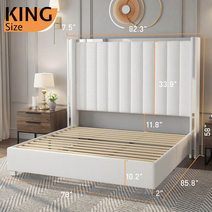 Beaumont 5-Piece Modern Bedroom Set - Cream_Grey