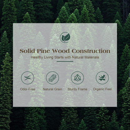 Void Solid Wood Bed Amerlife Full / Natural
